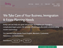 Tablet Screenshot of amity-law.com